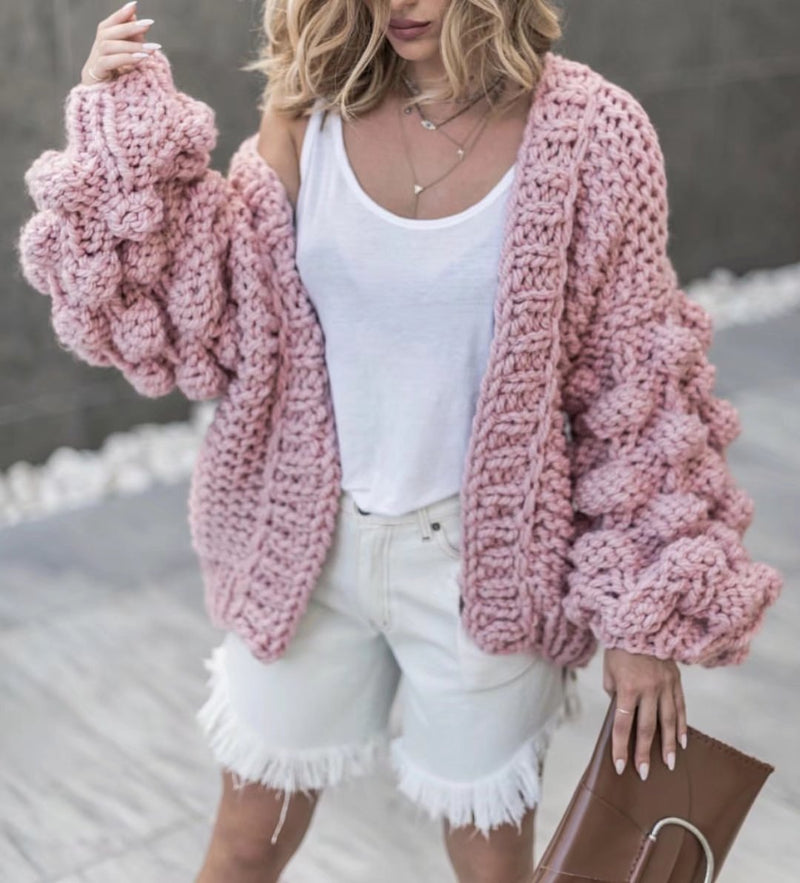 Mel - Crochet Knitted Cardigan – ponchoandsombrero