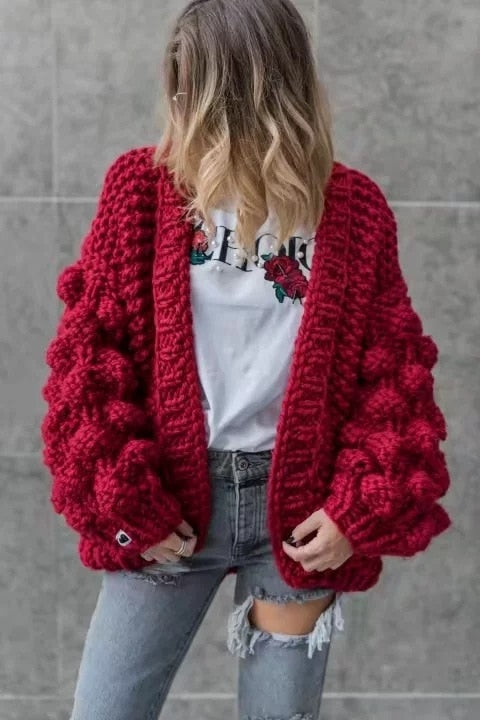 Mel - Crochet Knitted Cardigan