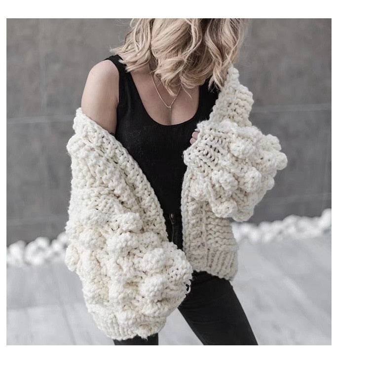 Mel - Crochet Knitted Cardigan