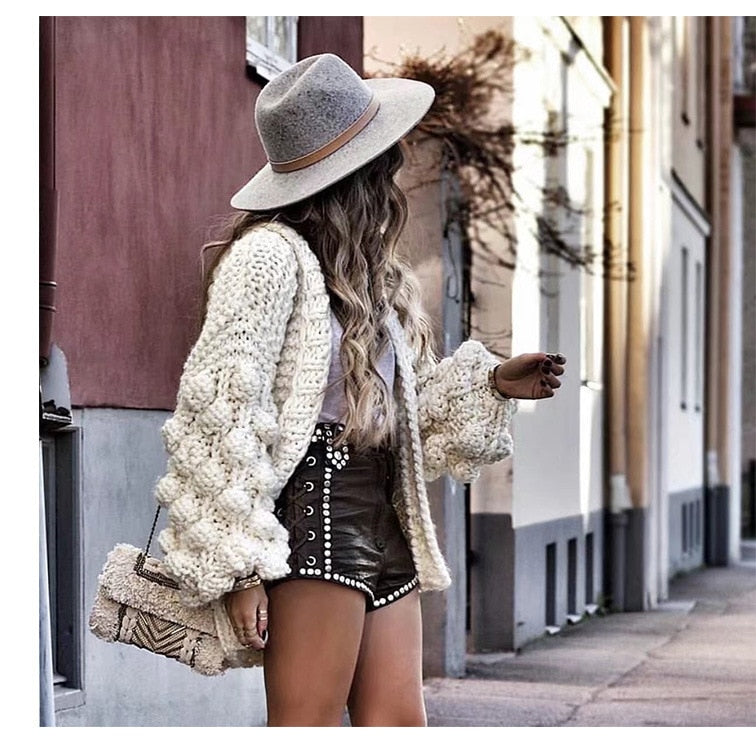 Mel - Crochet Knitted Cardigan