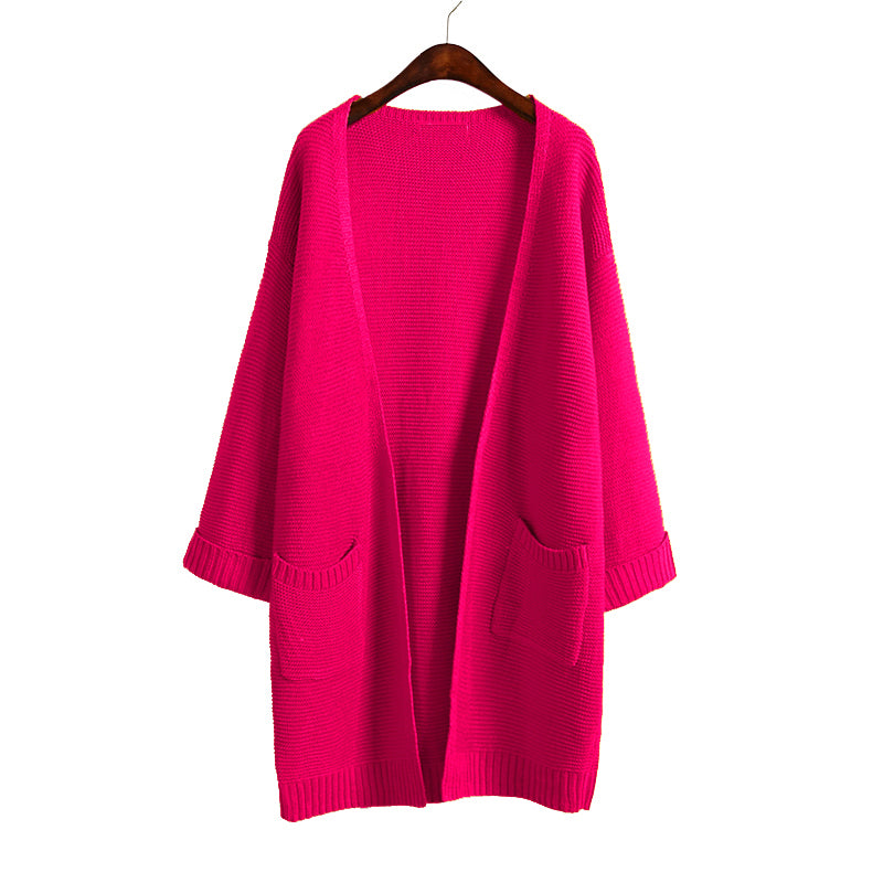 Lanna - Oversized long knitted cardigan