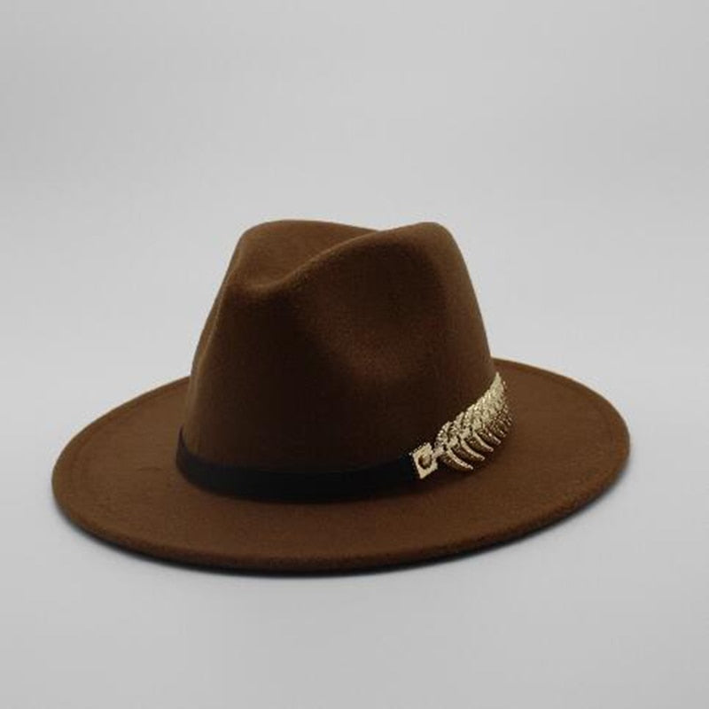 Libertad - Fedora hat with feather decoration