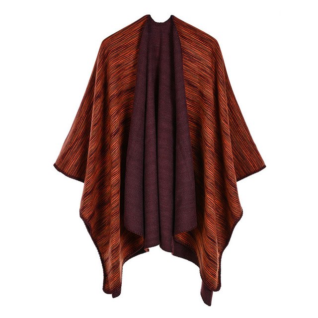 Stacy - Colourful poncho in 8 styles