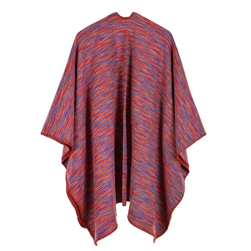 Stacy - Colourful poncho in 8 styles