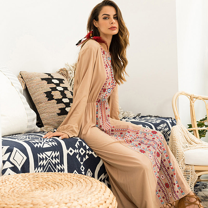 Martina - Long sleeve Autumn Boho Dress