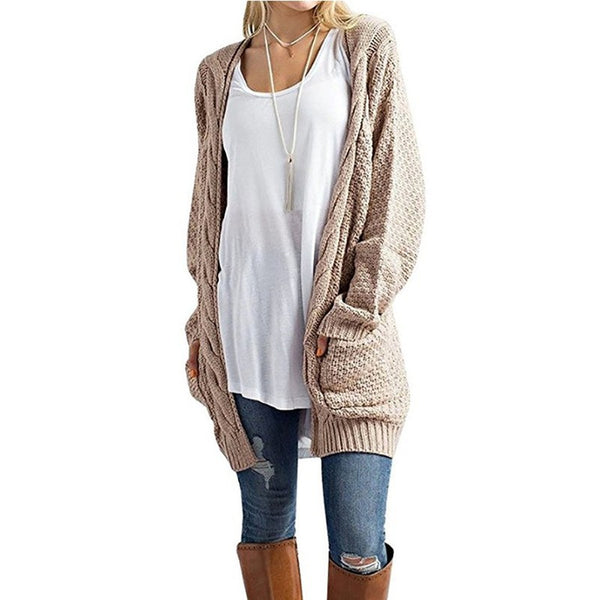 Daria - Long open cardigan (11 colours available)