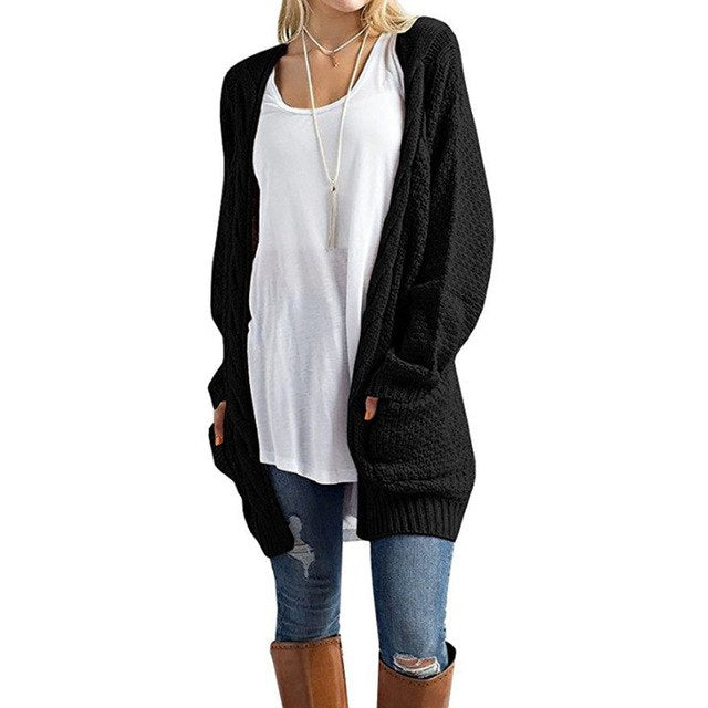 Daria - Long open cardigan (11 colours available)