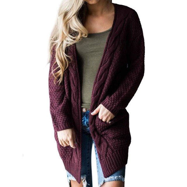 Daria - Long open cardigan (11 colours available)