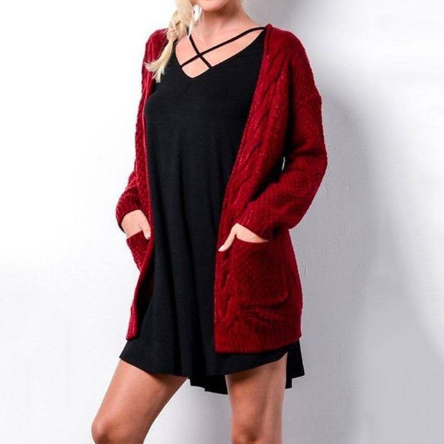 Daria - Long open cardigan (11 colours available)