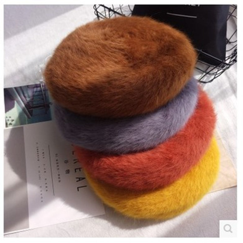 Rabbit Fur Beret – ponchoandsombrero