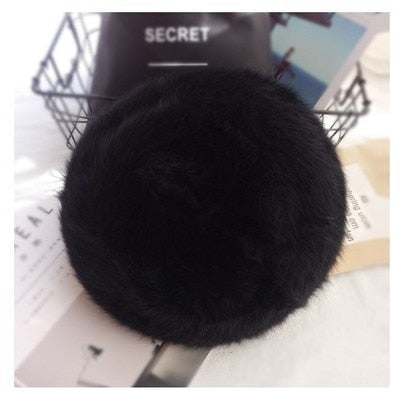 Rabbit Fur Beret