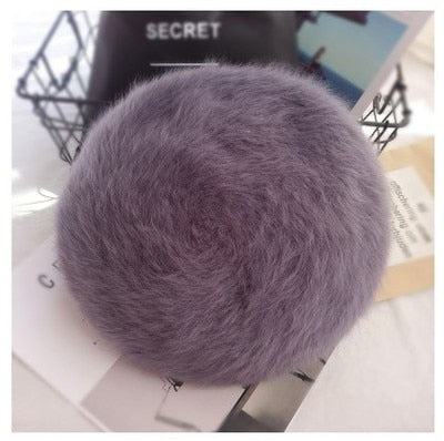 Rabbit Fur Beret – ponchoandsombrero